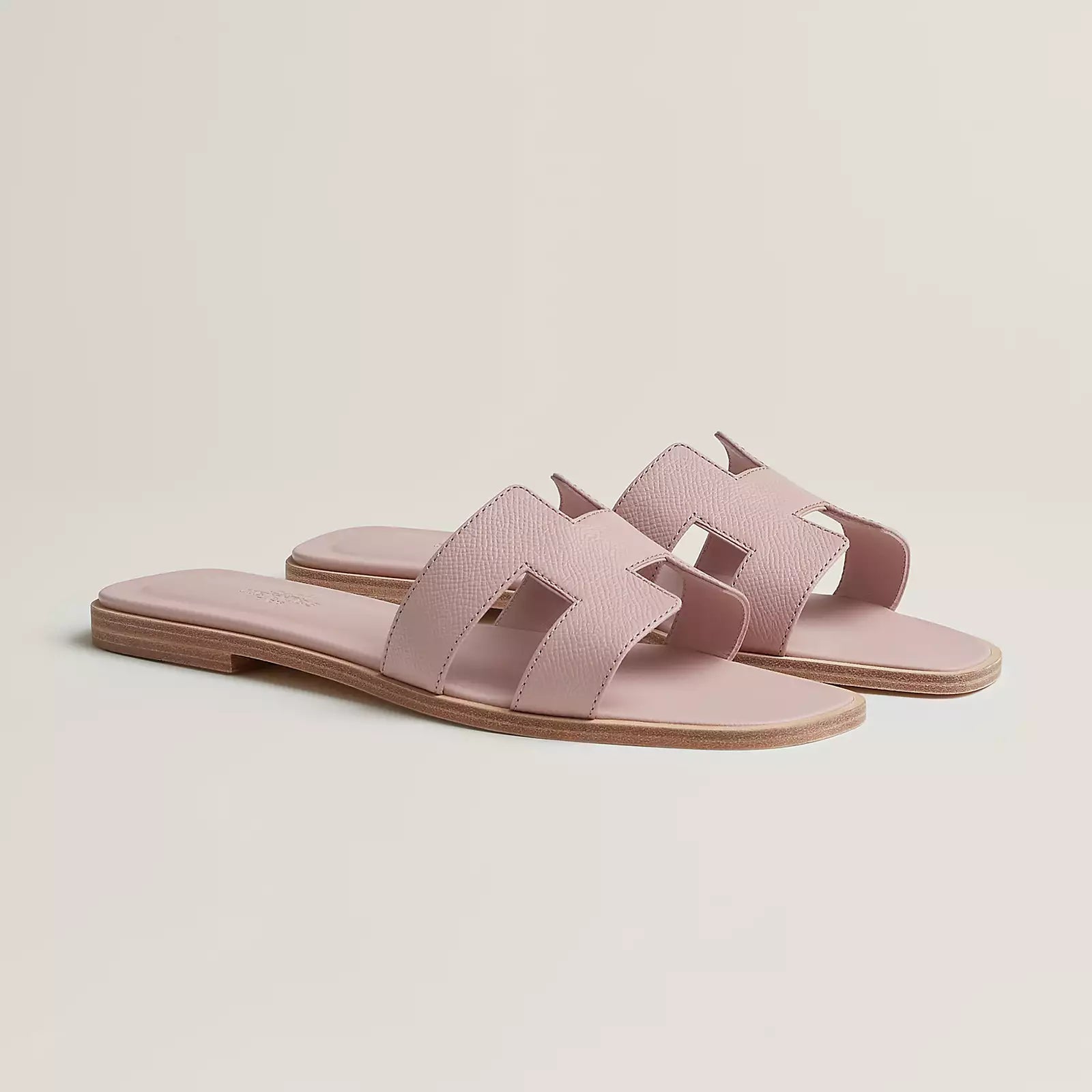 Hermès Sandales Oran - Porcelaine rose