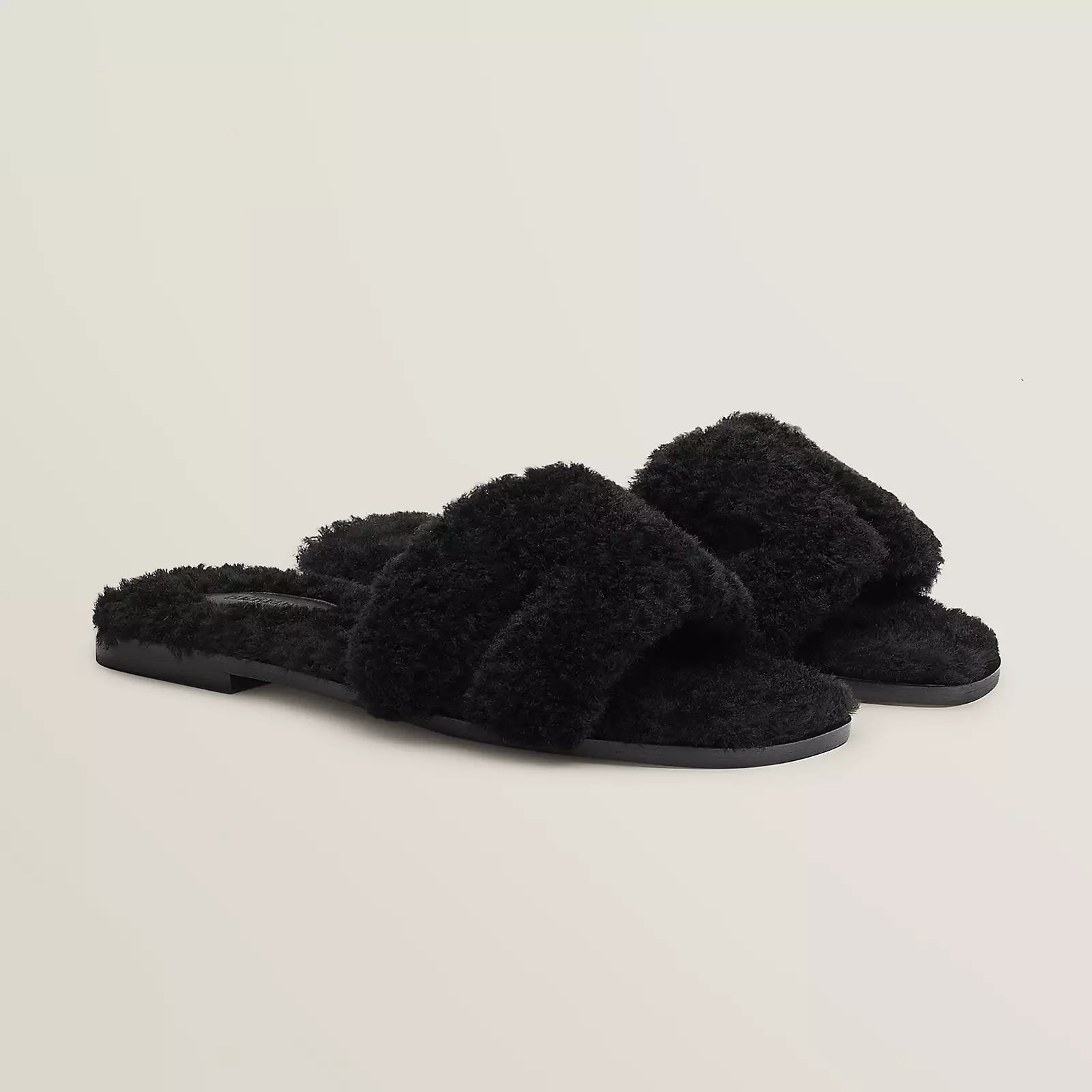 Hermès Sandales Oran - Noir